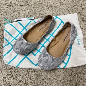 EUC Lucky Brand Snakeskin Ballet Flats (Size 8.5)